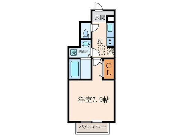 メゾンアルモニーの物件間取画像